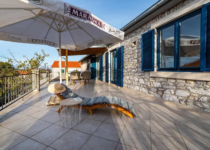 度假居 Kuca Marija - Traditionelles Steinhaus Bei Zadar *