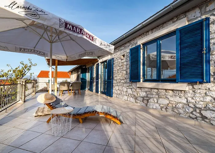 Feriehus Kuca Marija - Traditionelles Steinhaus Bei Zadar *