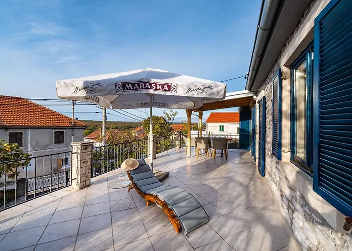 Feriehus Kuca Marija - Traditionelles Steinhaus Bei Zadar